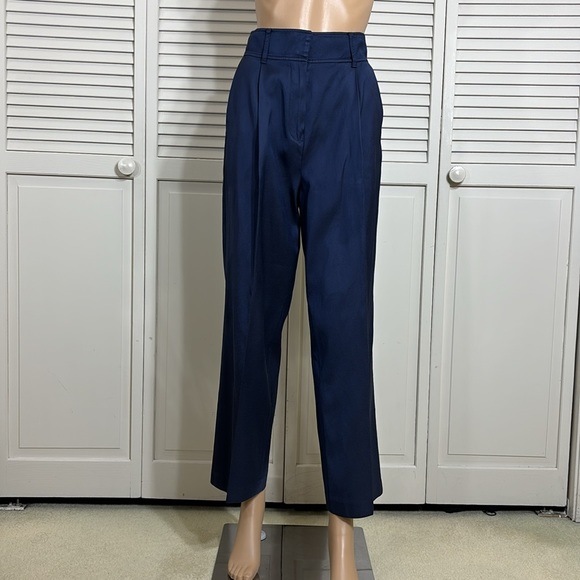 Fleur du Mal High Rise Pleated Trouser Pants Size 6 - Picture 4 of 16